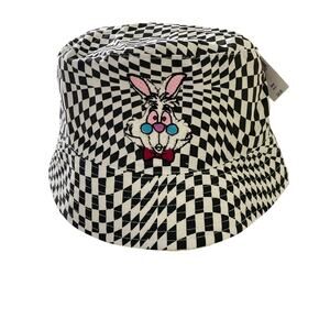 Disney Parks Alice In Wonderland White Rabbit Bucket Hat